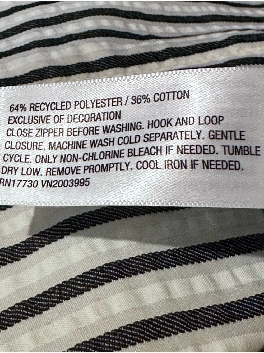 wild fable Black and White Vertical Stripe Mini Dress with Side Ties - Picture 4 of 6